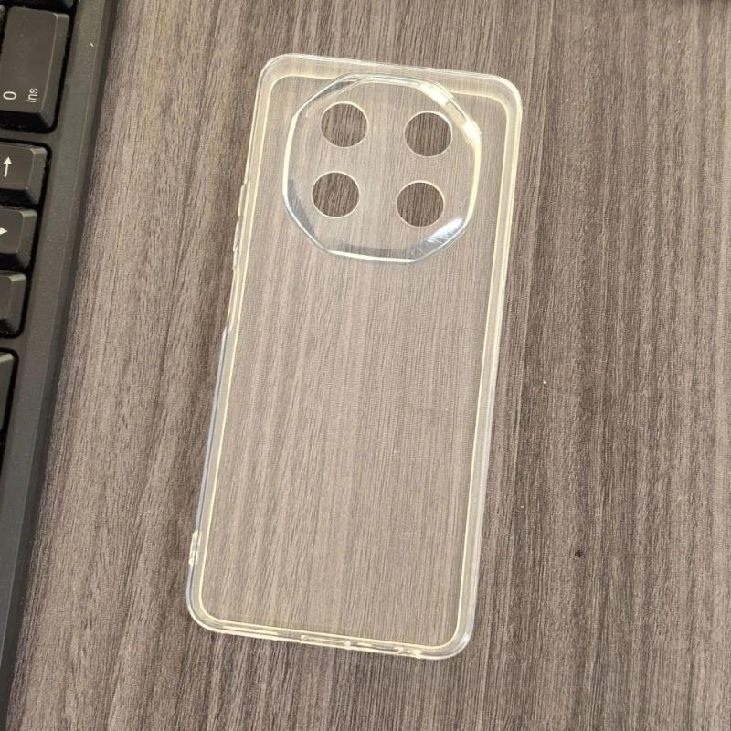 For Blackview Shark 6 Transparent Black TPU Phone Case for BLACKVIEW BV Shark6 Silicone Soft Cover P