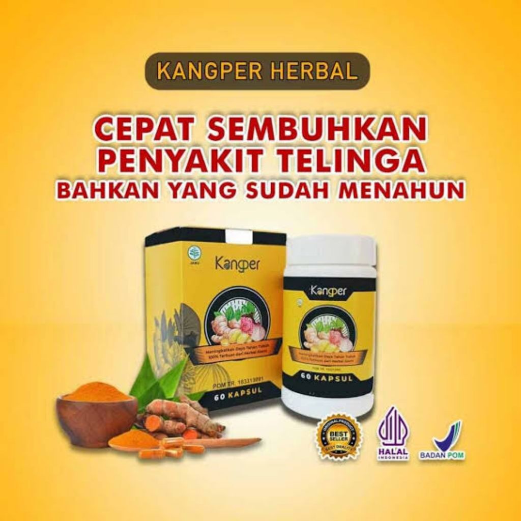 Kangper Kapsul Original Obat Herbal Telinga Berdengung