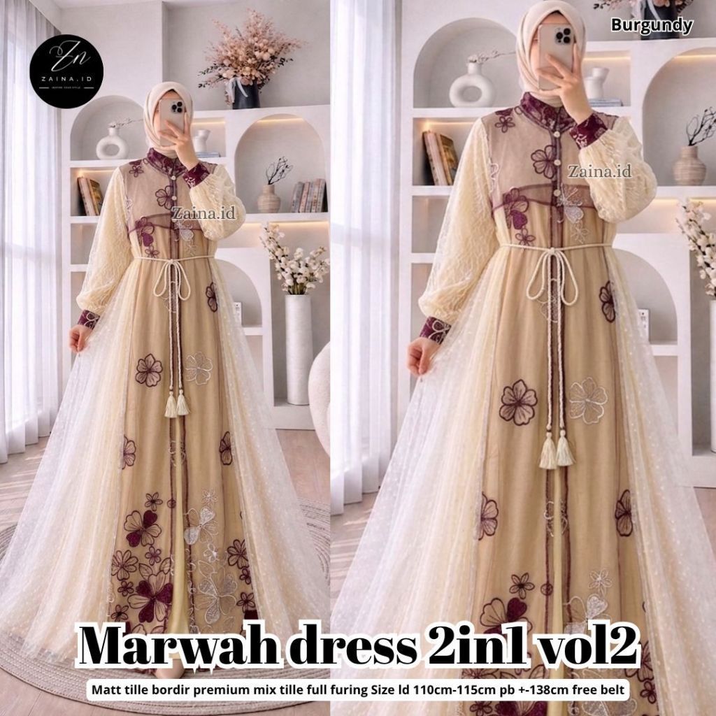 0605    MARWAH DRESS 2IN1 VOL 2  FASHION  by Zn  // NOVIISTUFF