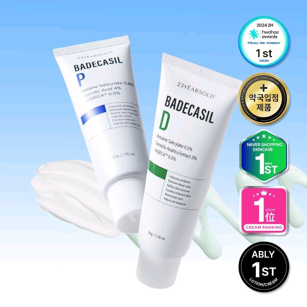 23 Years Old Badecasil P Badecasil D 50ml Acne Cream