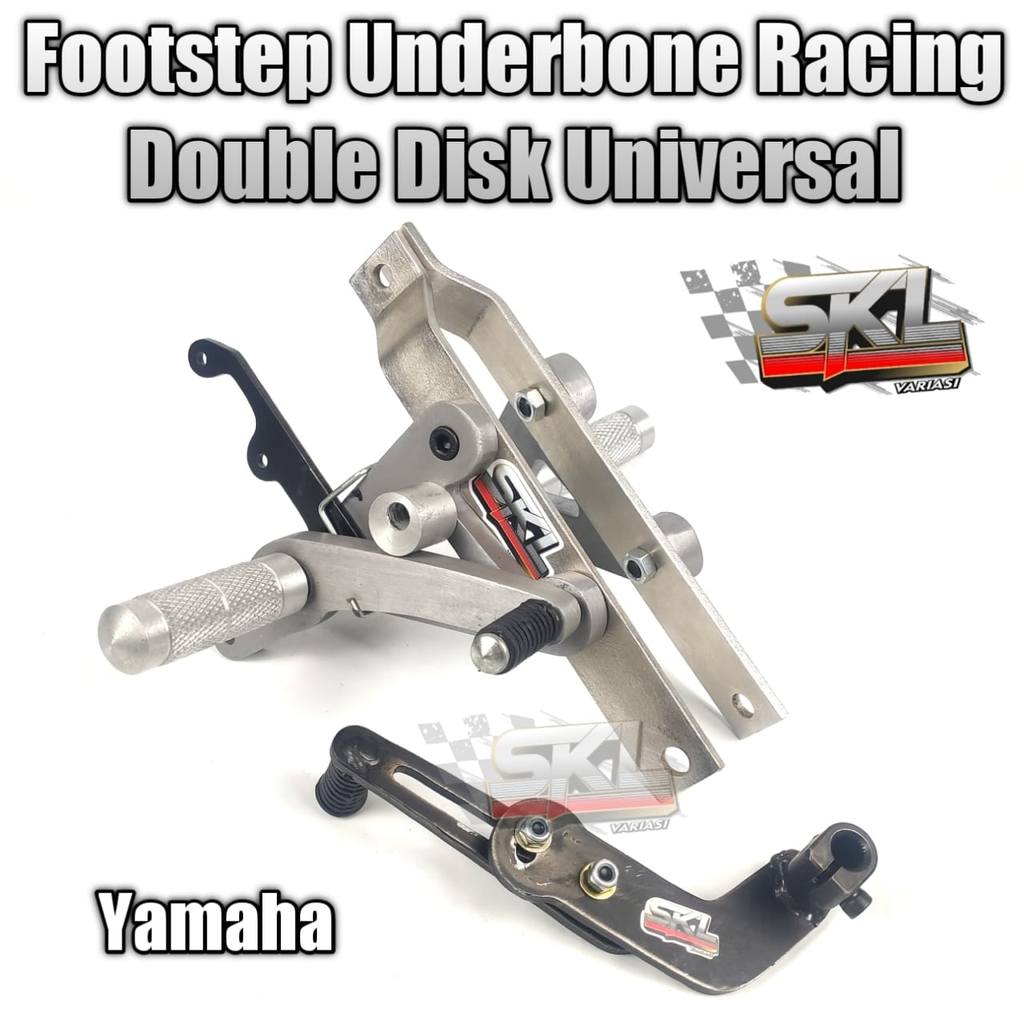 Footstep Underbone Osi Racing Double Disk Universal Cs 1 Sonic Jupiter Mx King Supra Gtr