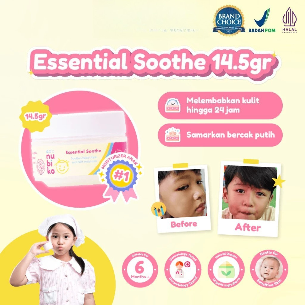 Essential Soothe Cream Moisturizer 8x Ceramide | Moisturizer Wajah Mommy & Baby | Pelembab Wajah Ana