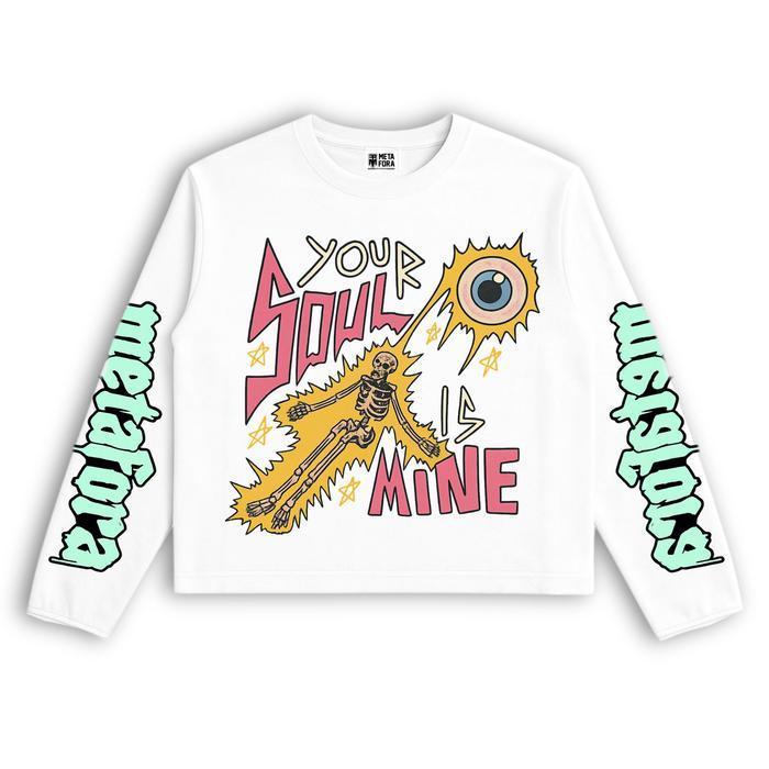 Metafora T-shirt Mtfr Your Soul Longsleeve Boxy Fit White - Putih, S