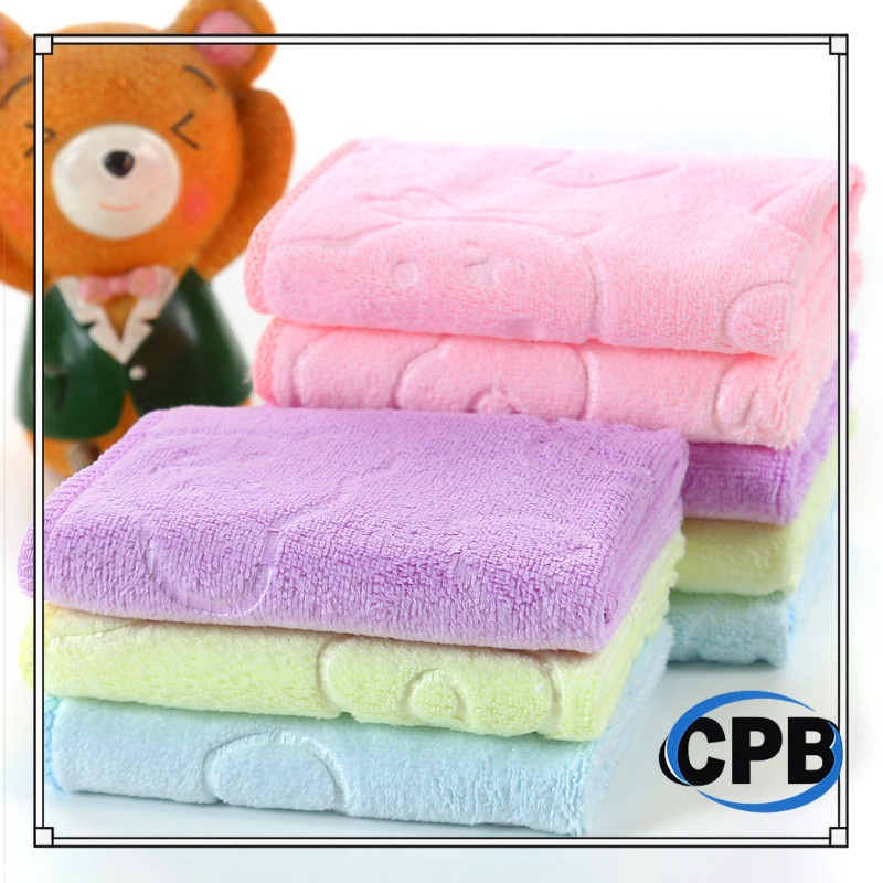 Handuk Muka Olahraga Motif Bear Lap Muka Handuk Bayi Kain Kecil Serbaguna Sapu tangan Motif Beruang 
