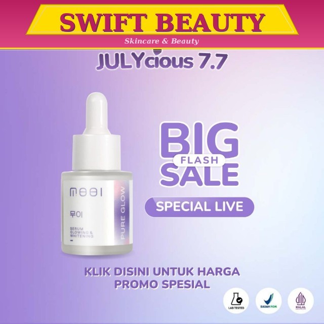 Serum Mooi Pure Glow 20ml - Serum Korea Pencerah Wajah (100% ORIGINAL BPOM) | Skin Care Face Serum