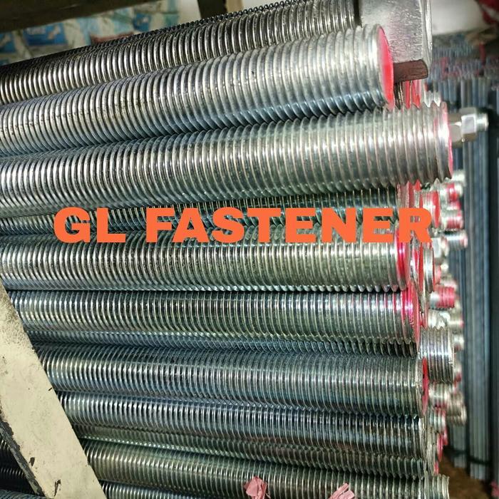 Long Drat M30 Galvanis / As Drat / Putih M30 x 1000 mm / 1 Meter