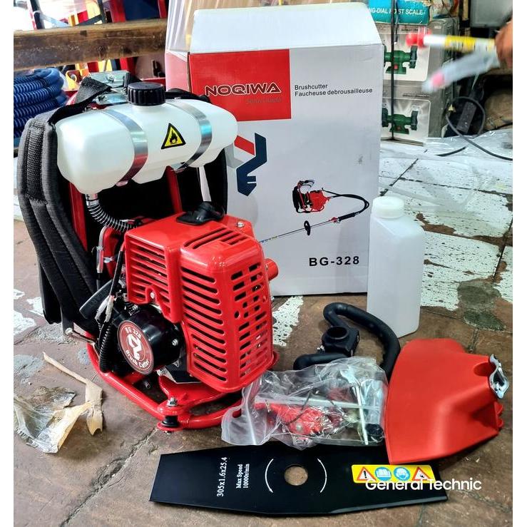 Mesin Potong Rumput 328 Noqiwa 2Tak Brush Cutter 328 Noqiwa BG328 Lengkap - Noqiwa
