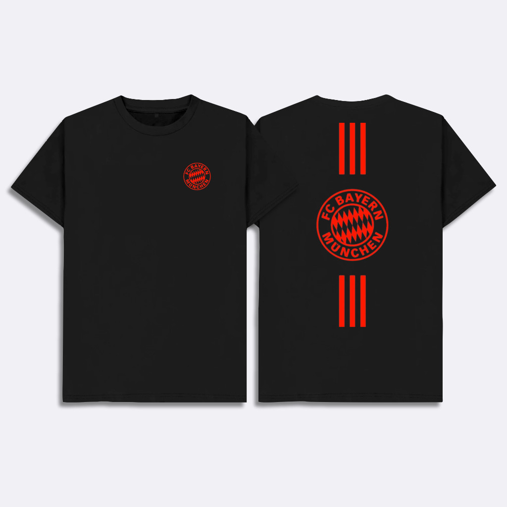 Kaos Logo Klub Bola Bayern Munchen T Shirt Pria Distro Bola Bayern Munich