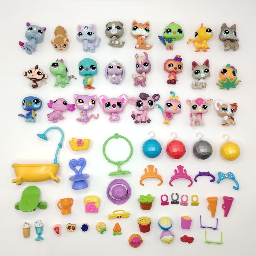 Original Lps Pets Dolls Accessories Can Choose Collection Figures Toys Cute Animal Toys Kids Birthda