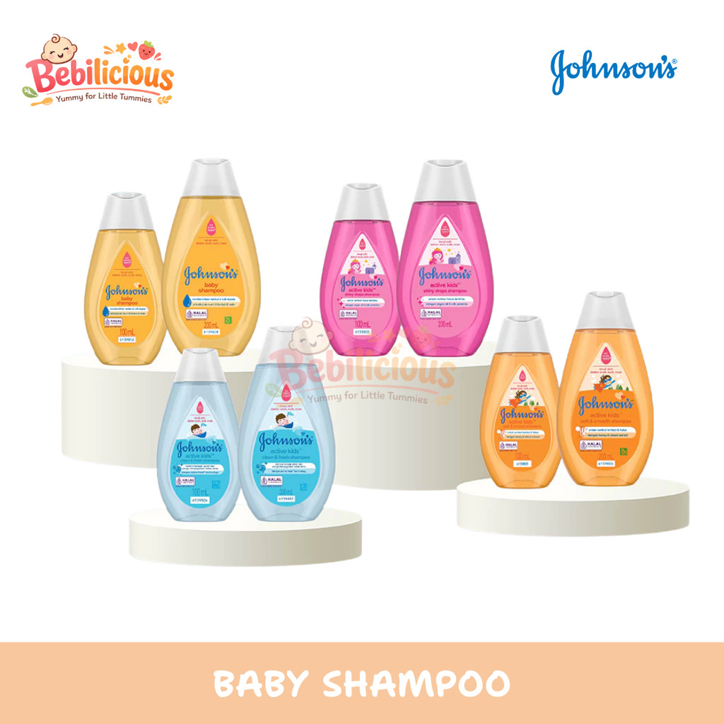Johnson's Baby Shampoo 100/200ml Sampo Bayi