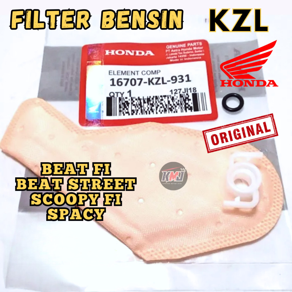 16707-KZL-900 Filter Fuel Pump Filter Saringan Bensin Pempers KZL Honda Beat FI Injeksi 2013-2015 Va