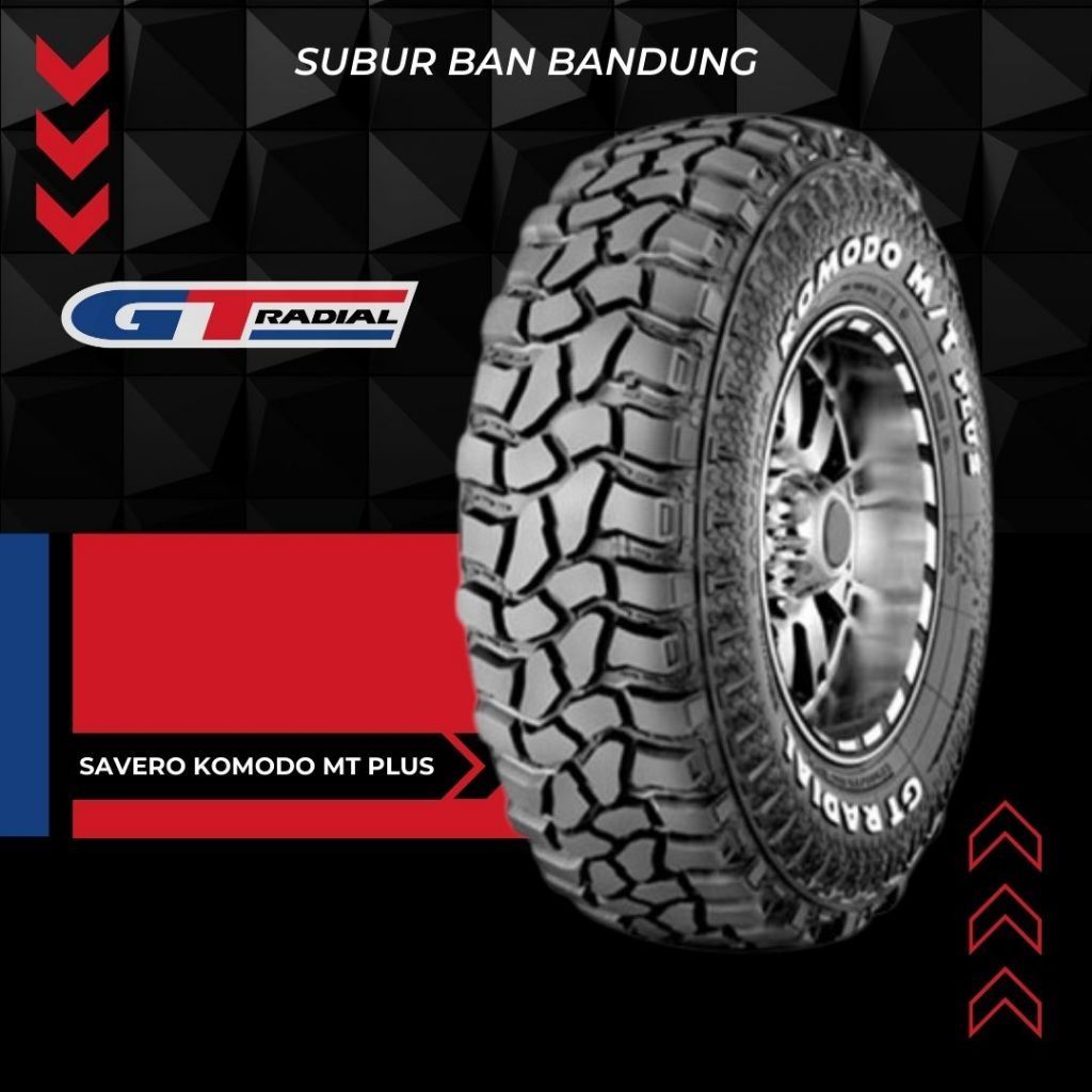 GT Savero Komodo M/T Plus 195/75 R15 Ban Mobil Ring 15