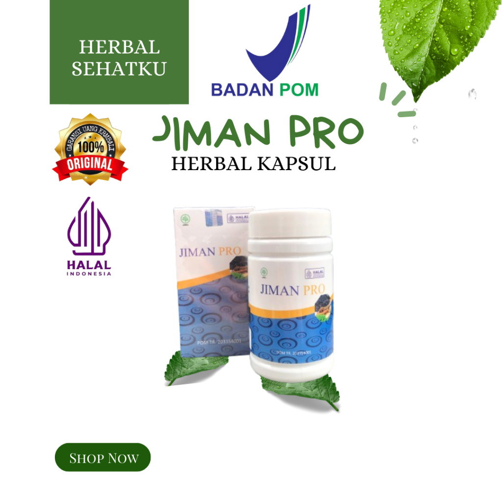 (TERMURAH) Jiman Pro Kapsul Herbal 100% original HALAL | AGEN RESMI