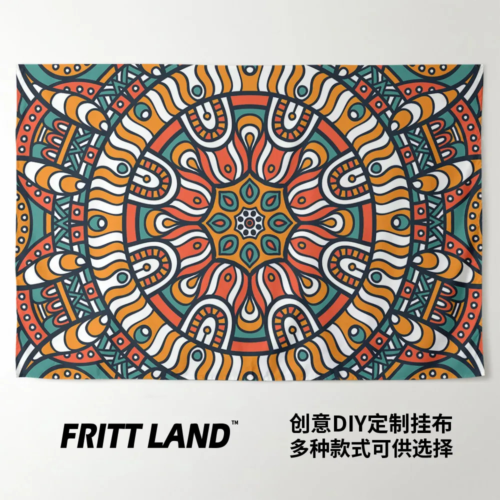 Gypsy gypsy bohemian style seamless pattern ethnic decorative background wall cloth poster hanging c
