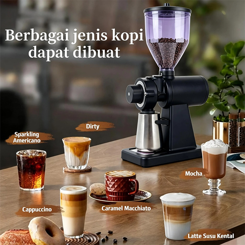Electric Coffee Grinder Alat Giling Kopi Espresso Grinder Elektrik