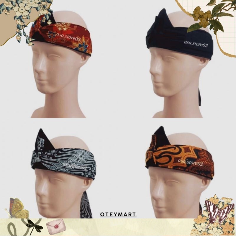 Ikat Kepala Sunda Udeng Sunda Udeng Jawa Barat Blangkon Adat Topi Adat Topi Festival (2) ASA