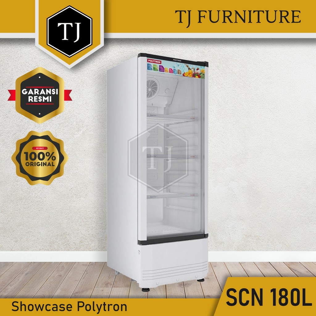 Big Sale Showcase Lemari Pendingin Minuman Polytron SCN 180L SCN180L