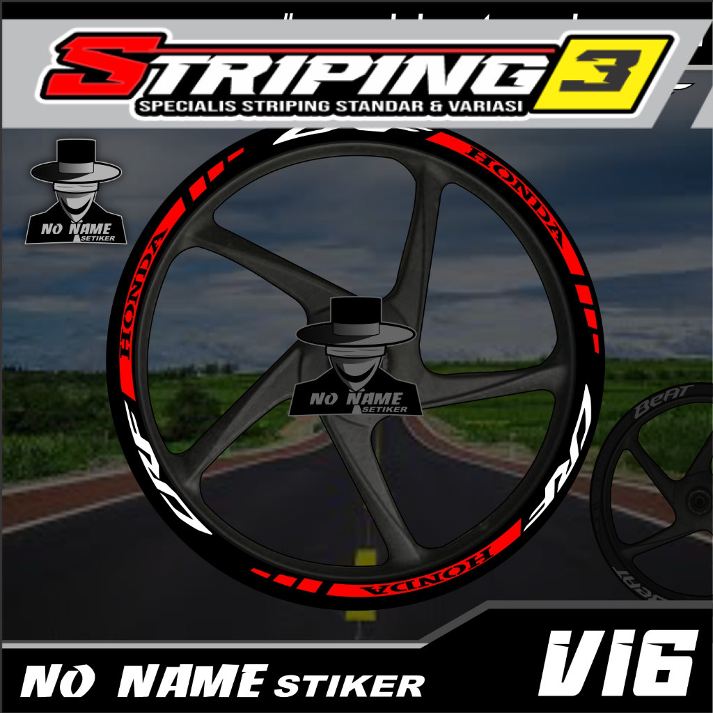 stiker velg sticker velk stiker cutting velk (V16) crf ring 17