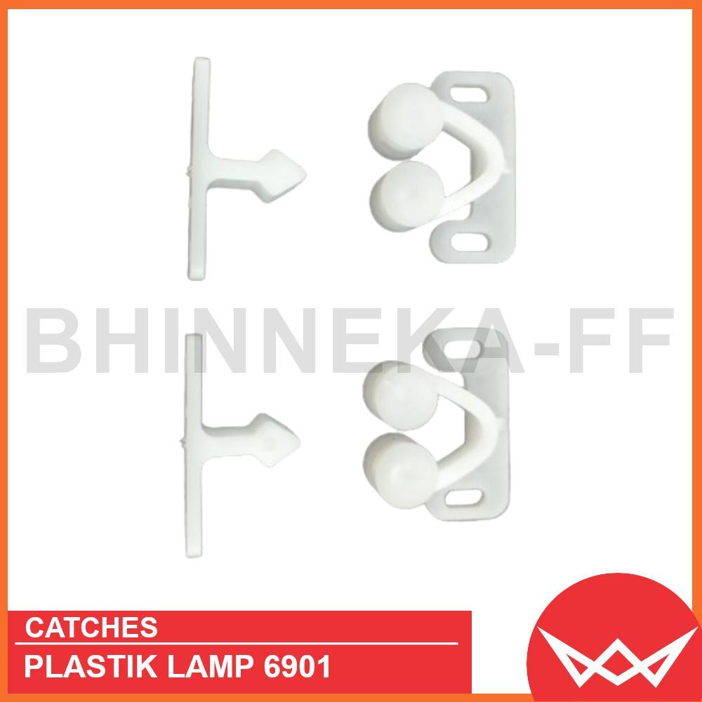 Catches Kabinet Lemari / Capit Jepit Udang Bahan Plastik LAMP