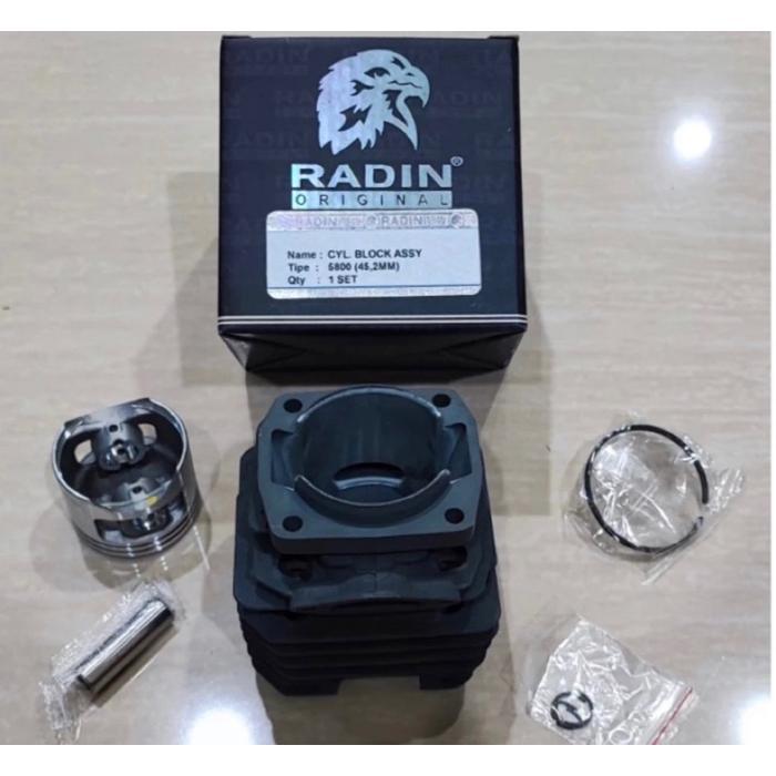 Ready CYLINDER BLOCK RADIN 5200 5800 BLOCK CHAINSAW - 5200