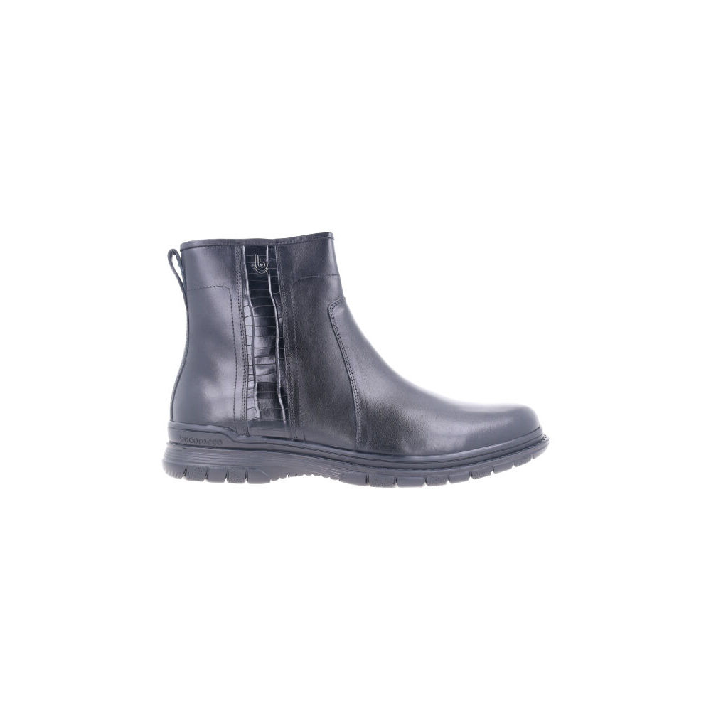 Bocorocco U. Lorenzo 11 Nero - Sepatu Boots Pria Kulit Asli