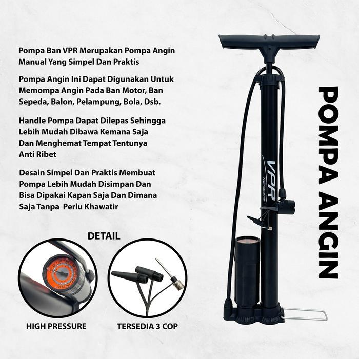 p plus  POMPA SEPEDA  MOTOR MOBIL DAN POMPA YG LAINNYA POMPAANGIN VPR STANDART - POMPA SEPEDA terlar