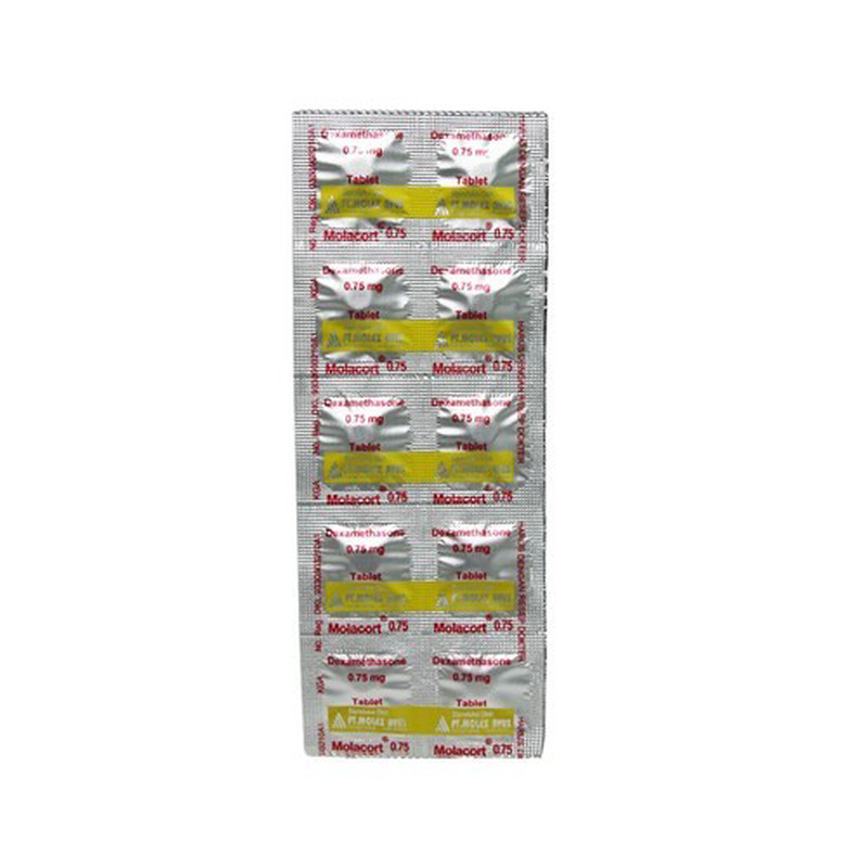 MOLACORT 0.5 0.5 MG 1 STRIP @ 10 TABLET