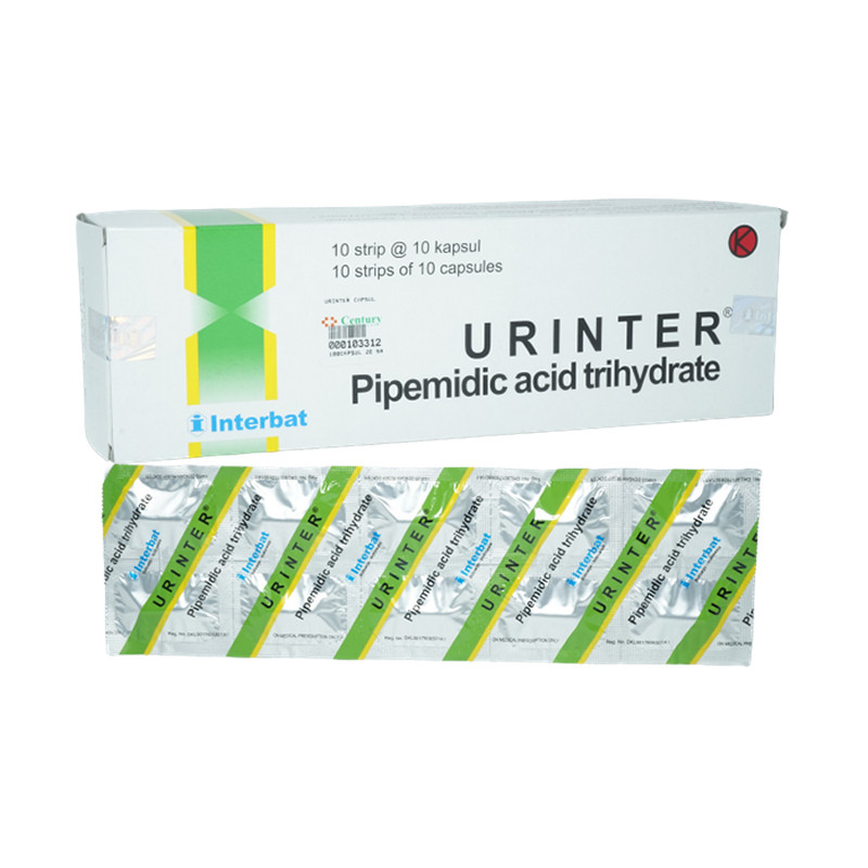 URINTER 400 MG 1 STRIP @ 10 KAPLET SALUT SELAPUT