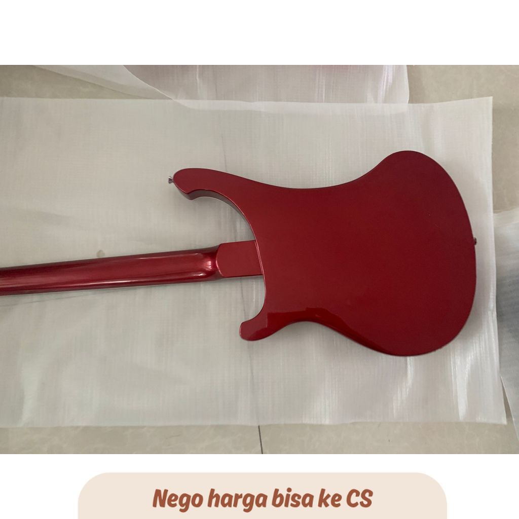LL Free Shipping New Rickenbacker 4003 4 String Electric Bass Guitar In Metal Red Top Quality 200728
