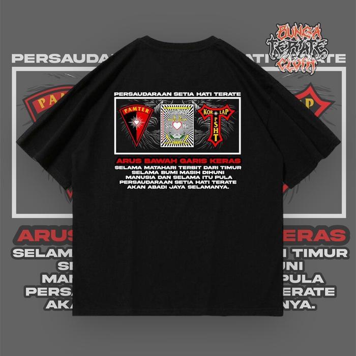 (COD) KAOS TERATE PAMTER KORLAP V.2 KAOS PSHT KORLAP PAMTER - M, Pendek