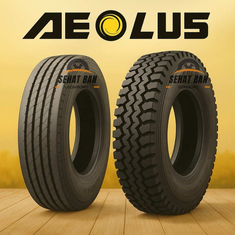 Diskon Ban Truk Kawat AEOLUS 750 16 14PR Set (Ban Luar + Ban Dalam + Flap)