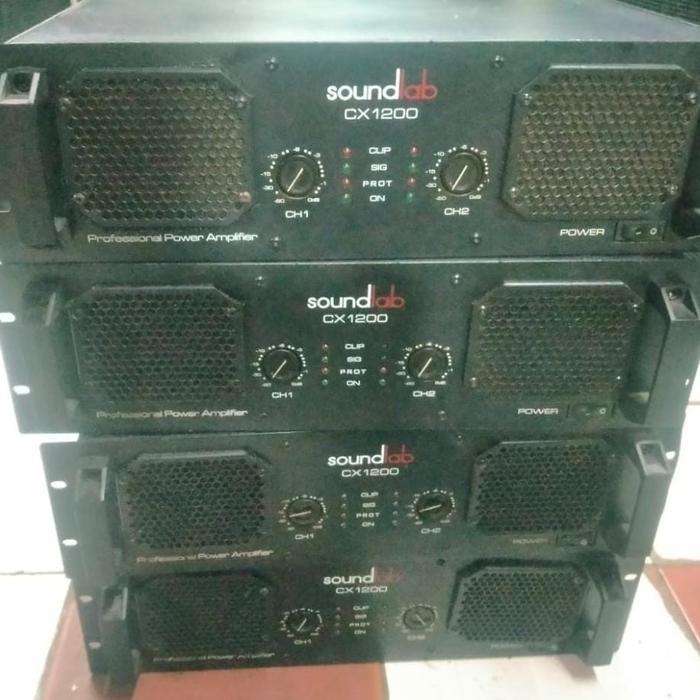 power amplifier soundlab cx1200