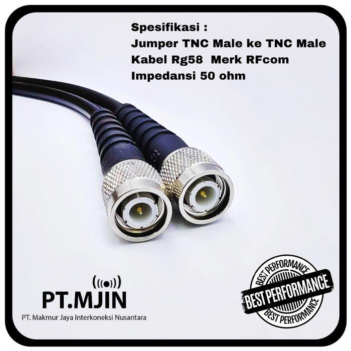 Kabel Jumper Rg58 TNC male ke TNC male Panjang 30 Meter NEW....