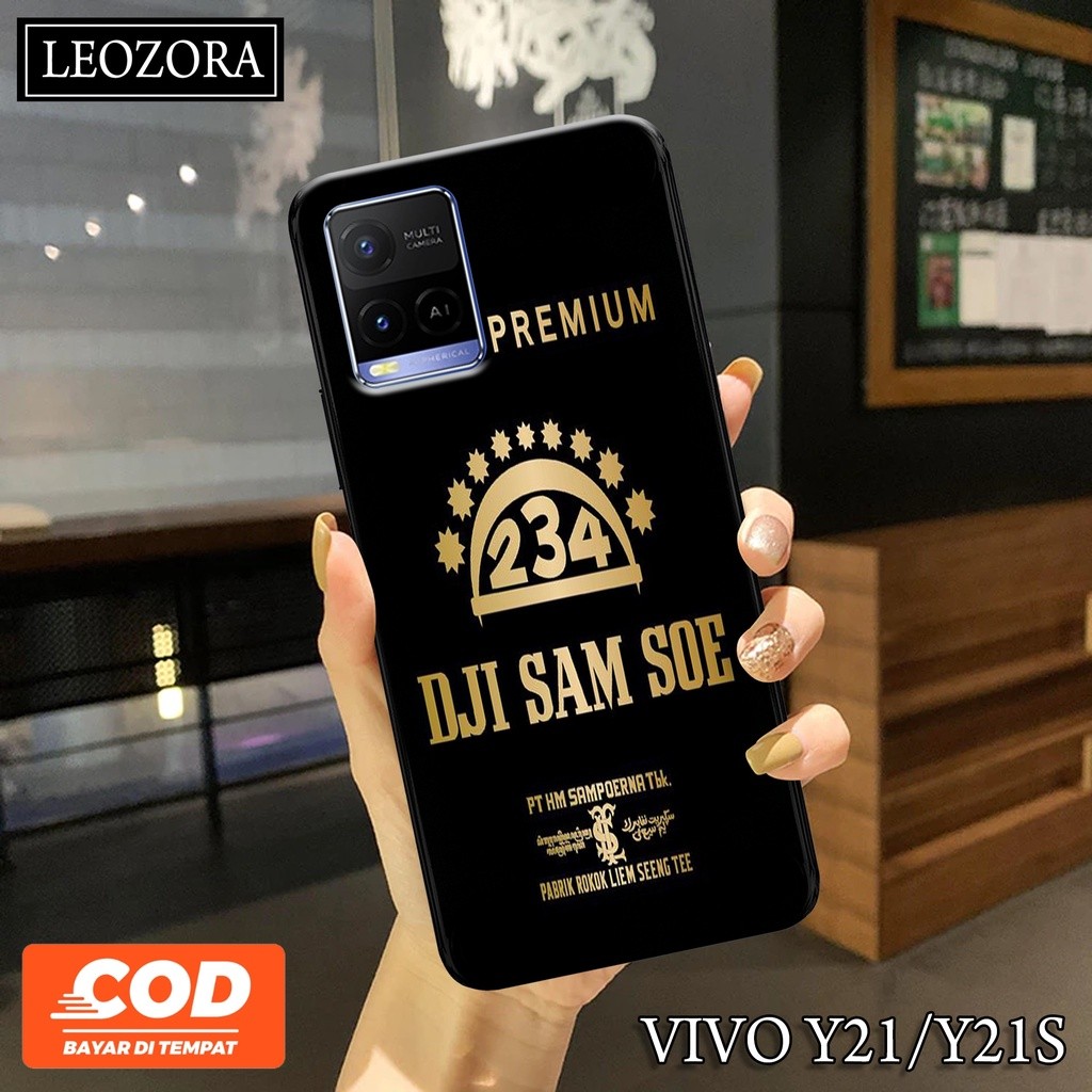 Case VIVO Y21/Y21S/Y21A/Y21T/Y33S/Y33T Fashion Casing KEMASAN ROKOK bumper silikon kesing cover peli