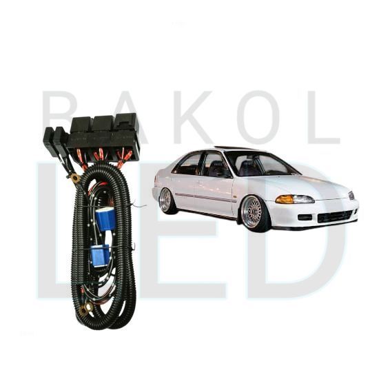 Relay Set Lampu Utama LED H4  Mobil Honda Civic Genio BL