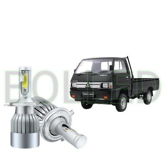 2pcs Lampu Utama LED H4 COB 36Watt Mobil Mitsubishi L300 BLD