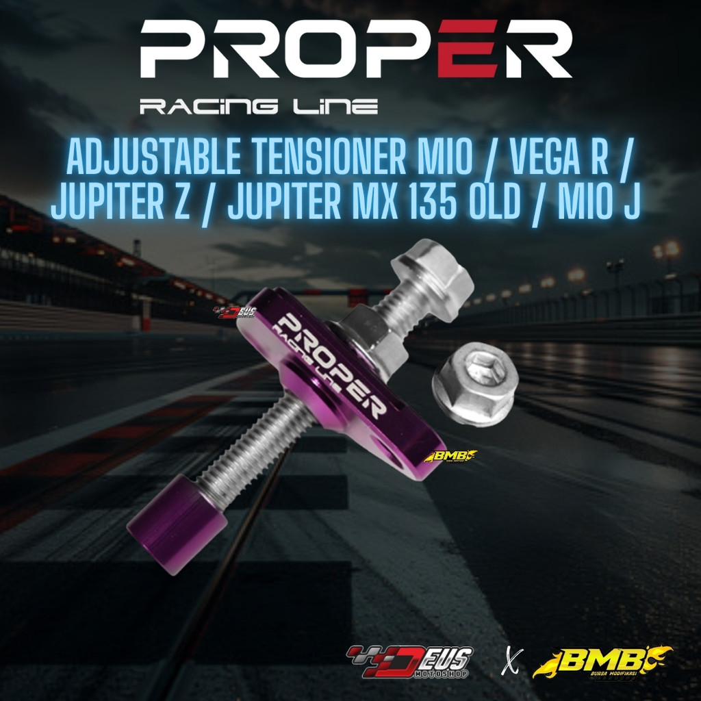 PROPER ADJUSTABLE TENSIONER MIO SPORTY MIO SOUL MIO J VEGA R JUPITER Z PROPER RACING LINE
