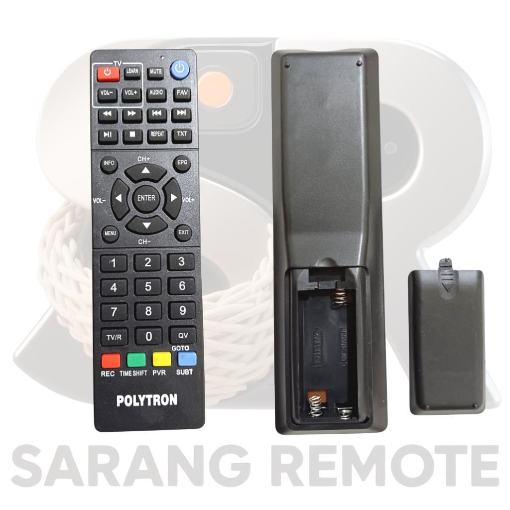 REMOTE REMOT SET TOP BOX POLYTRON PDV 600T2 DVB T2