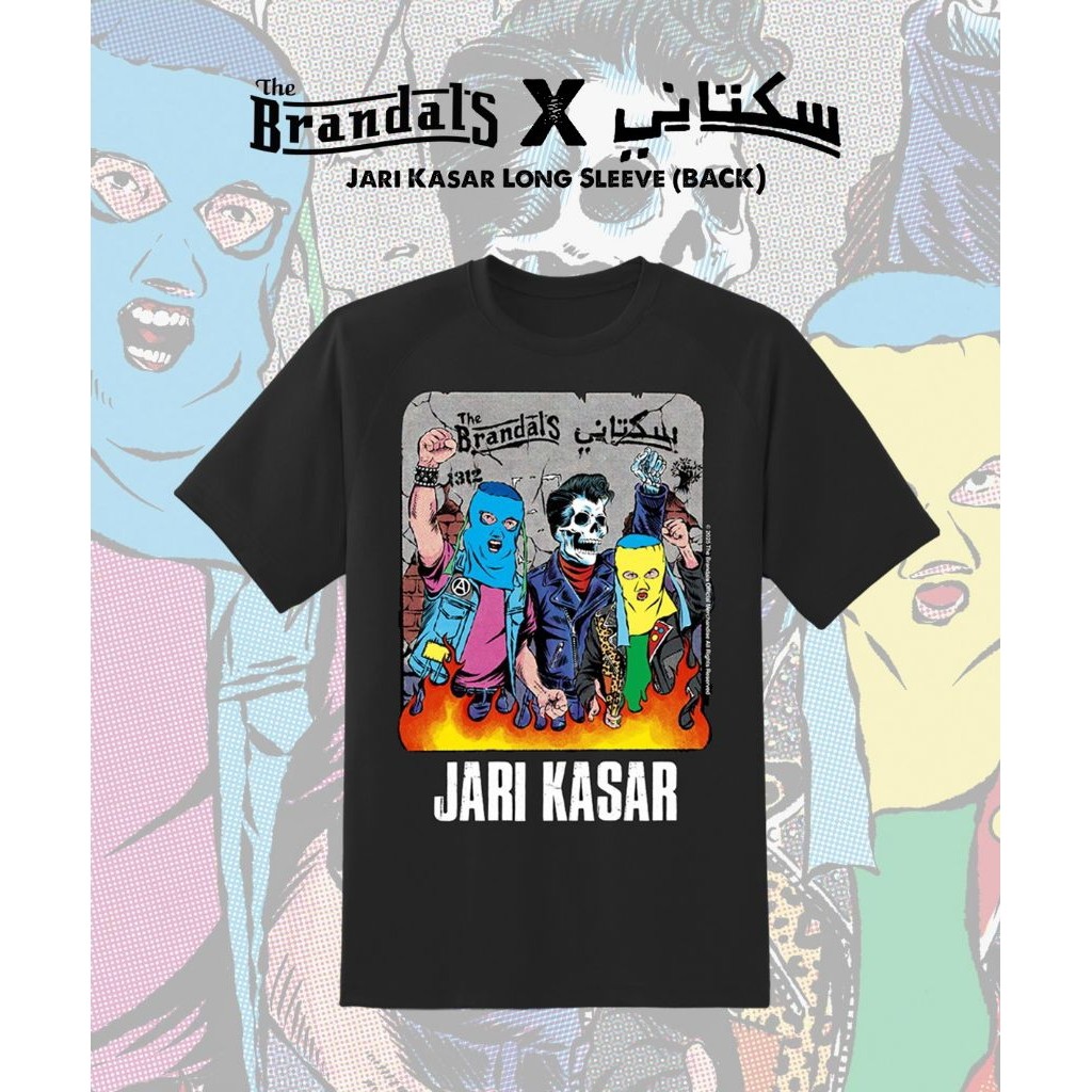 T-shirt the brandals x sukatani - jari kasar Kaos Tee