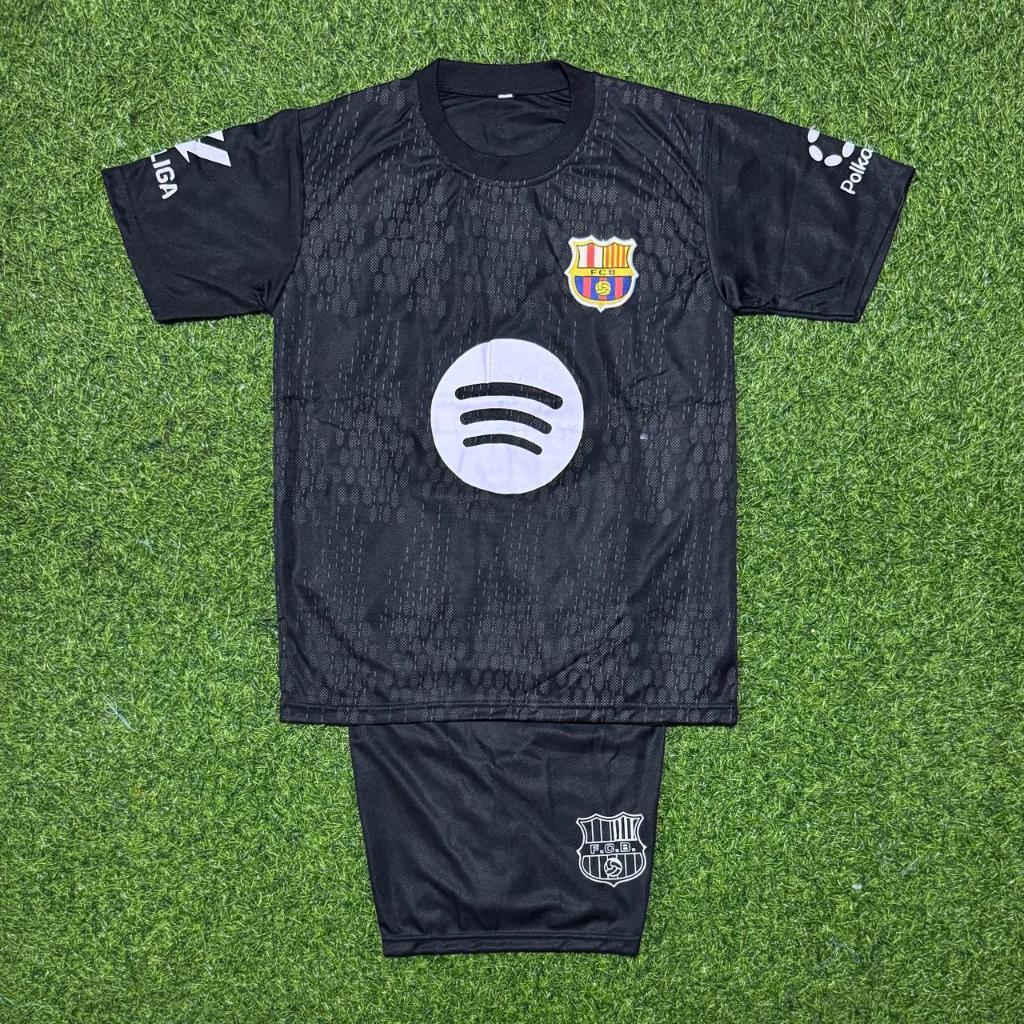 COD-Jersey Bola Anak Terbaru BARCA Laki-Laki Usia 6 Bulan-15 Tahun Set Anak Futsal Nyaman. Baju BOLA