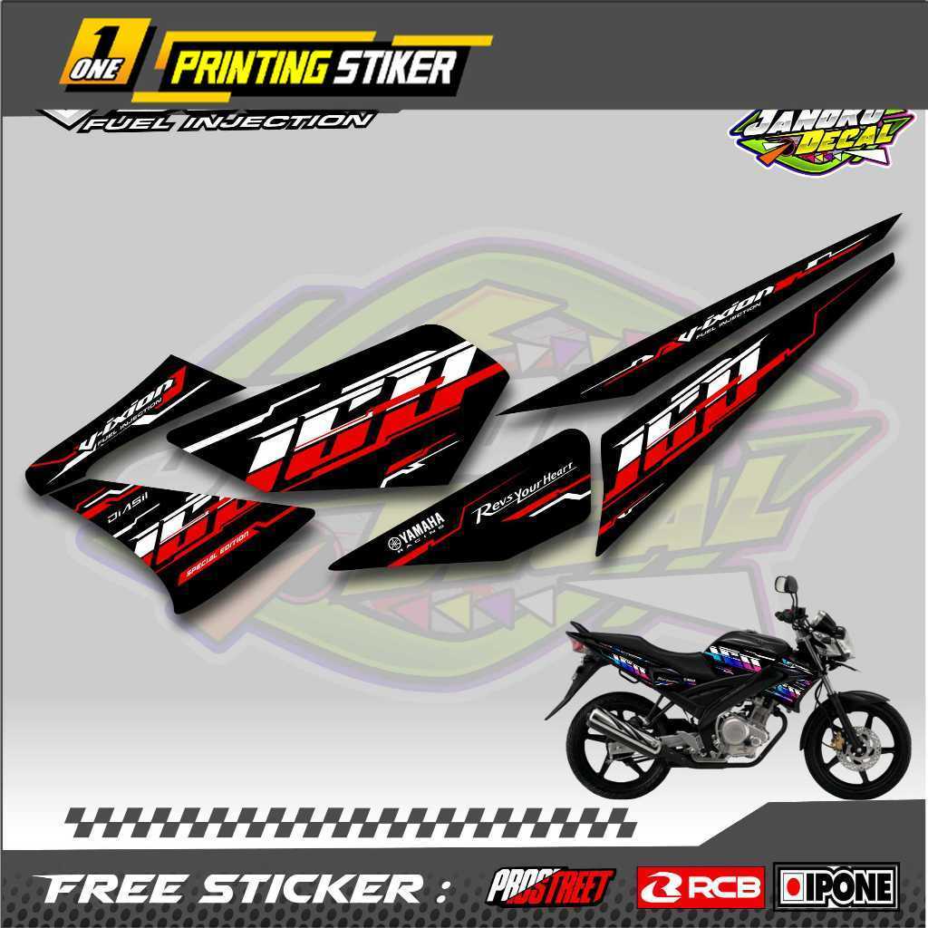 STRIPING VARIASI YAMAHA VIXION OLD STICKER LIST VARIASI MOTOR VIXION OLD