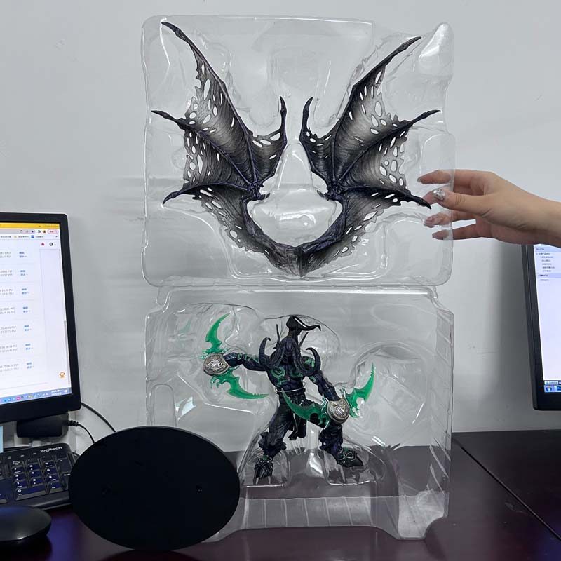 WOW Game Fall of The Lich King Arthas Menethil Demon Hunter Illidan Devil DC05 Figma Action Figure M