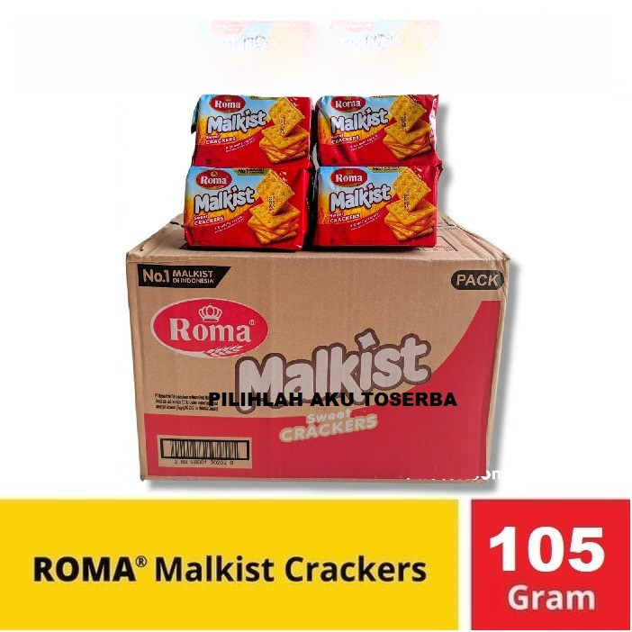 Biskuit Roma Malkist Crackers 105gr 1 DUS