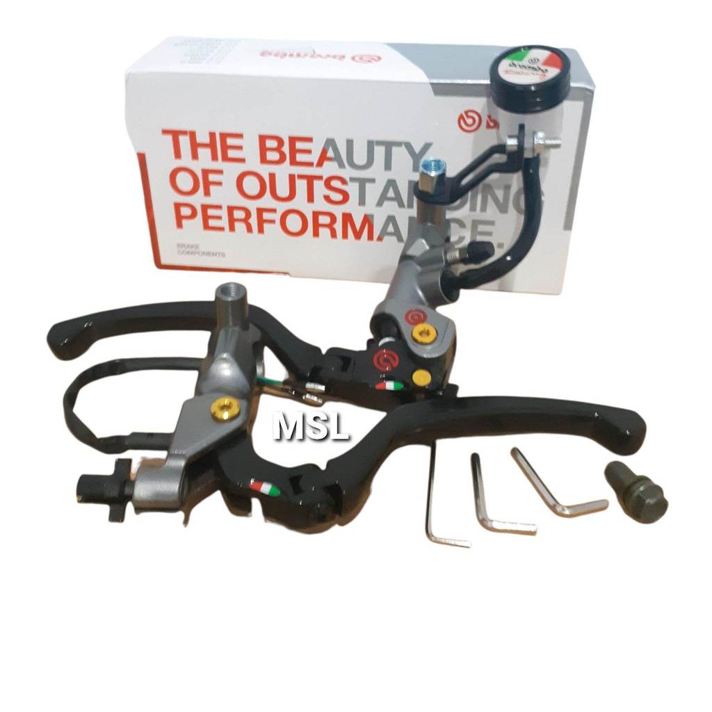 TERMURAH!! Master rem brembo izumi handle rem brembo rcb satu set master rem tabung switch kabel uni