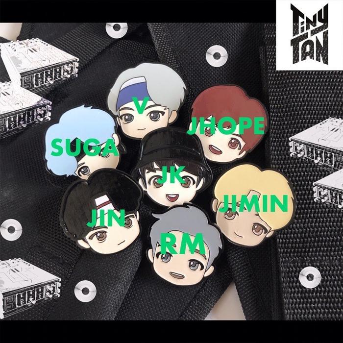 [LAB] BTS - BTS Character Tiny Tan (Mic Drop Edition) Pin / Badge - Jimin