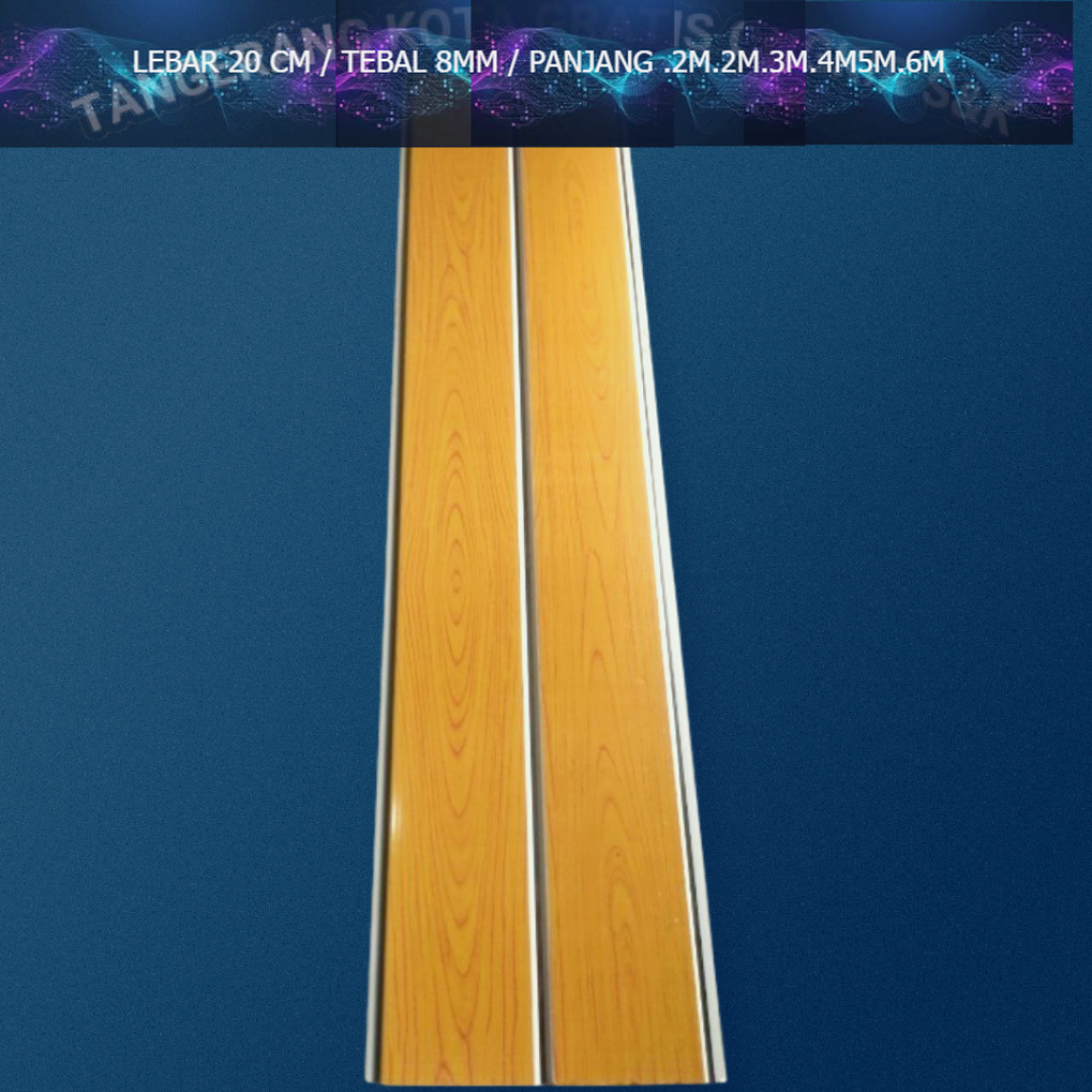 plafon pvc 4 meter 1 dus   ‎ ‎ ‎ ‎