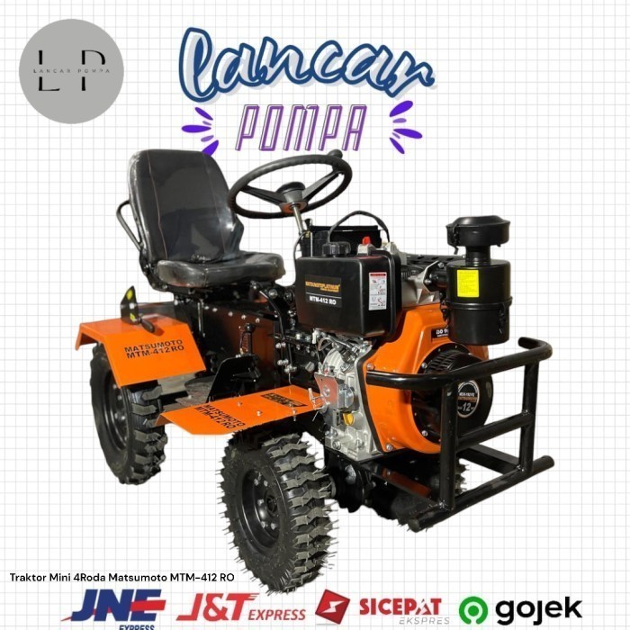 PROMO Traktor Mini 4Roda Matsumoto MTM-412 RO