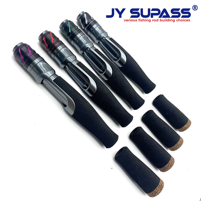 JY SUPASS IPS Spinning Reel Seat with EVA Handle Split Fshing rod Handle Grips for Fishing Rod Custo