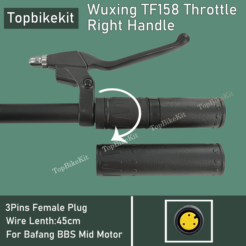 Ebike Bafang throttle Twist Grip throttle for BBS01  BBS02  BBSHD Mid Drive Central Motor Bafang Cen