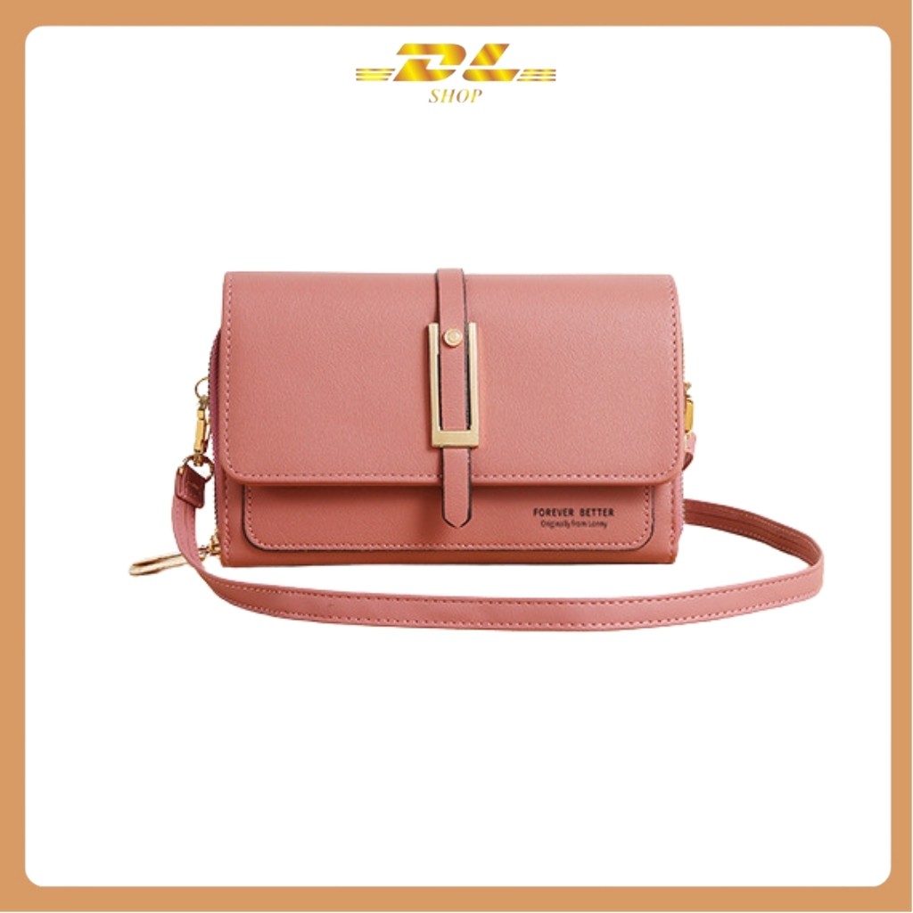 DL OFFICIAL (410) Tas Selempang Wanita Terbaru 2024 / Tas Bahu Kekinian / Dompet HP / ORI FOREVER BE